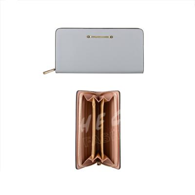 China Waterproof HEC 2020 Most Popular Lady Silver Color Metal Clasp Elegance Purse Wallet for sale