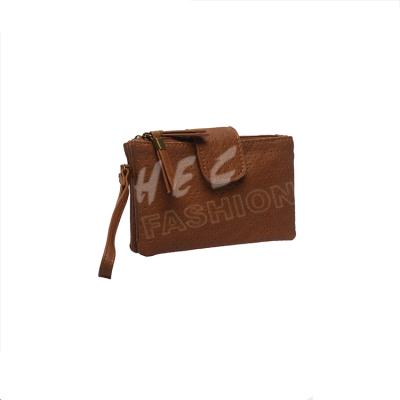 China HEC 2020 Latest Fancy Designed Jute Color Ladies Waterproof Purse Women Wallet for sale