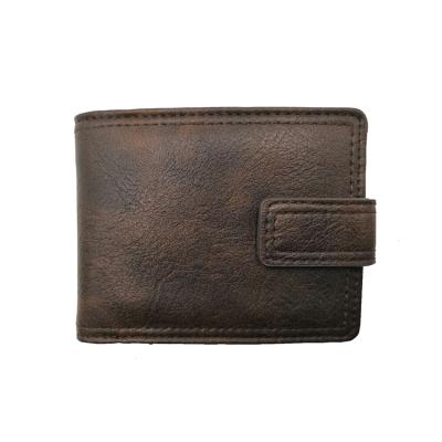 China New Design Factory Sale Fashion PU Leather Short Coming Short Coming Men Purse Wallet for sale