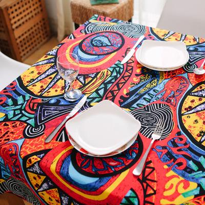 China High performance plaid style canvas breathable wholesale printed cotton fabric for tablecloth home cloth for sale