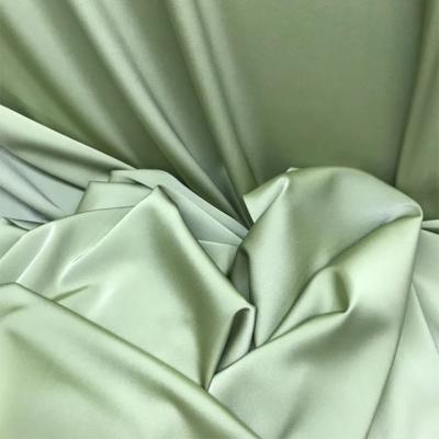 China 100% Polyester Anti-static Soft Fading Shiny Satin Fabric For Shirt for sale