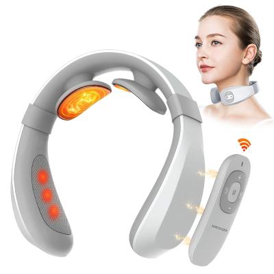 China Low Frequency Cervical Care Machine Shoulder NECK Pulse Back and Electric Smart Smart Infrared Neck Massager for sale