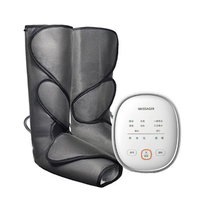 China Double-L Foot and Leg Massager Machine Air Pressure Heat Air Compressor Kneading Massager for sale