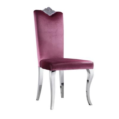 China Velvet Chair Hotel Use Modern Fabric Velvet Dining Chair With Armrest for sale