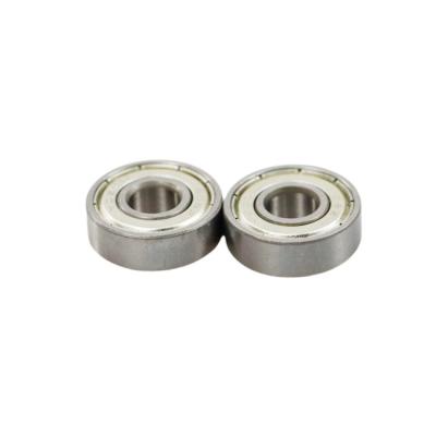 China Long life carbon steel stainless steel outer diameter 19mm single row deep groove ball bearing pulley for sale