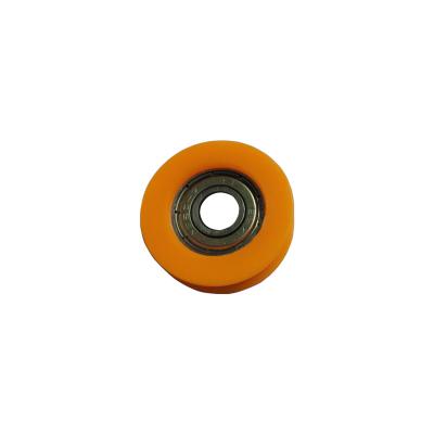 China Diameter 31.8mm Traditional Aluminum U Groove Door Wheel Sliding Window Roller With Inside 608 Bearing for sale