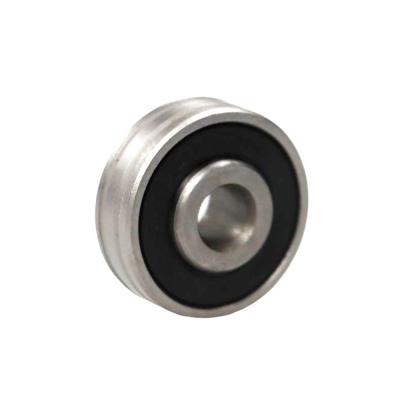 China Low Noise Diameter 21Mm U Groove Galvanized Steel Bearing Used For Glass Door Sliding System for sale