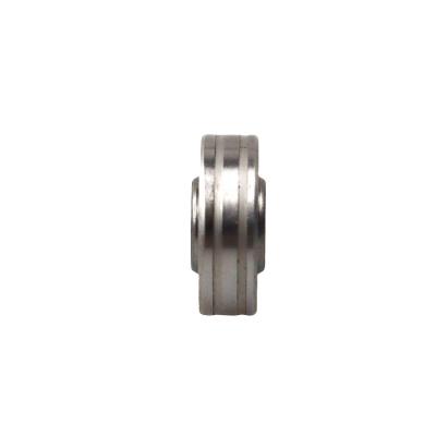 China Low Noise Diameter 27.8Mm Circular Steel Bearing Wheel With Inside 608 Bearing for sale