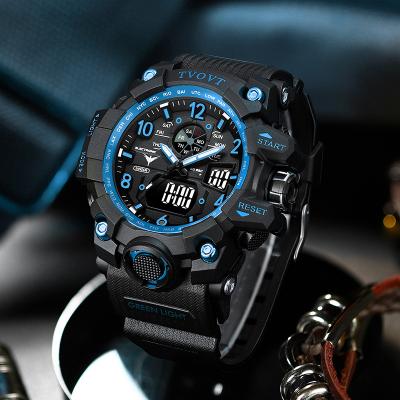 China Luxury Alarm G Sytle Mens Calendar Heavy Duty Sports Watches Fashion 50M Waterproof Led Digital Wrist Watch Clock For Men 8803 for sale