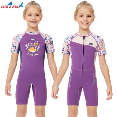 China New Kids Boy Child Swimwear Kids Swimwear Surfing Neoprene Wetsuit 2.5mm Girl Skin-Friendly Swimwear for sale