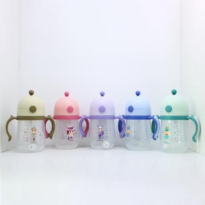 China Factory Sale PP Various Children's Silicone Water Cup Newborn Baby Bottle Feeder for sale