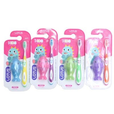 China Customizable high quality 4colors kids baby toothbrush from home olesale for sale