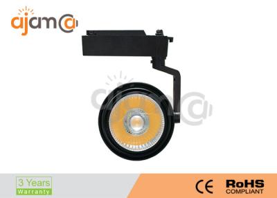 China Black LED Track Lighting Energy Saving With Clothing Showcase Display for sale