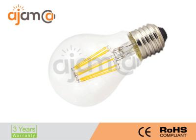 China LED Filament  E27 LED Bulb Lights A60 Pure White 360 Degree For Meeting Room for sale