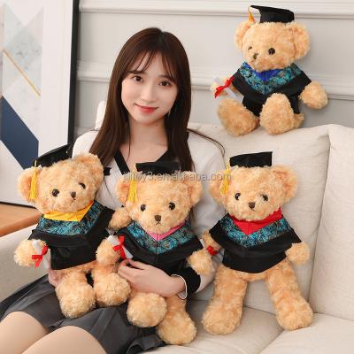 China Fasion's Graduation Teddy Bear Custom Eight Style 16 Inch Class Of 2022 Plush Teddy Bear In Bulk Graduation for sale