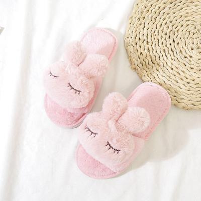 China Fashion Trend Rabbit Ear Slippers For Women Slippers Fluffy Bunny Rabbit Slippers for sale