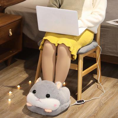 China 2021 Commercial Hot Sale Mini Small Foot Warmer Plush Electric Filling Heater Foot Warmer for sale