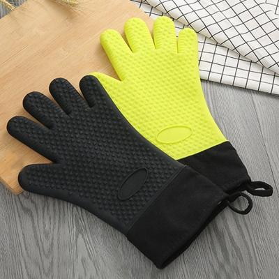 China Colorful Non-slip Reusable Heat Resistant Eco Friendly Kitchen Restaurant Bakery Gloves Silicone Dish Cleaning Wash for sale