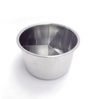 China Country 3L Pressure Cooker Pot Electric Interior 304 Stainless Steel Plate Divider Food Divider Dividing Food Dish for sale