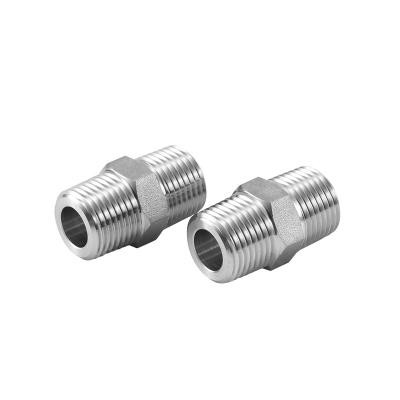 China Carbon steel/45#steel/stainless straight steel/45#steel/stainless steel straight hydraulic adapter fittings manufacturer for sale