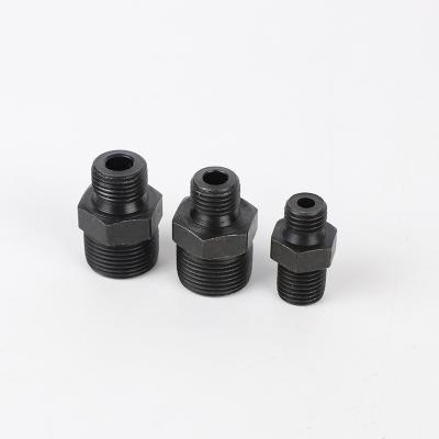 China Forged Steel Hydraulic Adapters Manufacturer Male Thread Carbon Steel/45#steel/stainless Steel Fit Rubber Distributor for sale