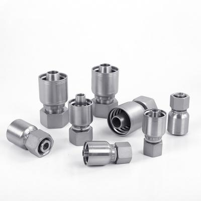 China Factory direct sales hydraulic male or female one piece hose fittings 20411rw carbon steel/45#steel/stainless steel for sale