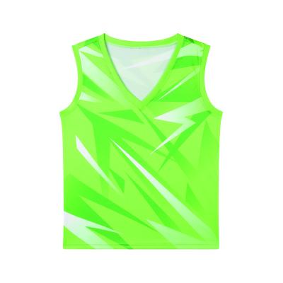 China Sportswear Running Suit Fitness Vest Basketball Volleyball Suit Match Ball Breathable Quick Dry Suit M for sale