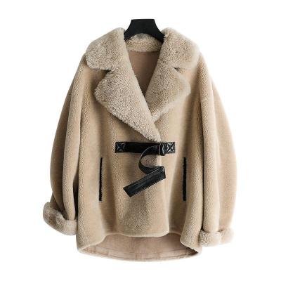 China Breathable Custom Made Oversized Wool Coat Outdoor Warm Woolen Fur for sale