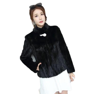 China Genuine mink crop top women winter hoodies zipper fur coat breathable hood sellers plus size fashion coats for women for sale