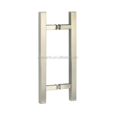 China China Coastal Manufacture Brass Square Tube Bathroom Door Pull Handle for sale