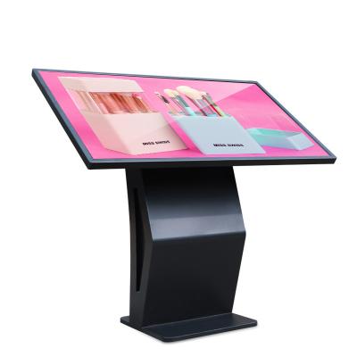 China Indoor Floor Stand Wifi 32 Inch Table Information Board Interactive Touch Screen Kiosk With Camera for sale