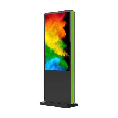 China Outdoor 32 Inch Media Player Totem Outdoor Solar Touch Screen Advertising Digital Signage LCD for sale