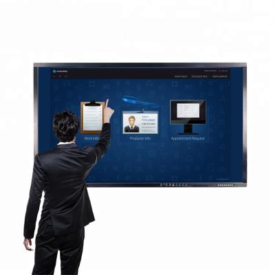 China 86 Inch School and Office Indoor Interactive LED Solution 4K IR Smart Touch Whiteboard Note Board for sale