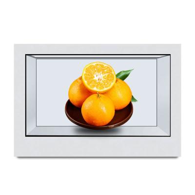 China 43 Inch 3D Indoor Display Transparent Display Cabinet Showcase LCD Touch Screen Digital Signage For Advertising for sale