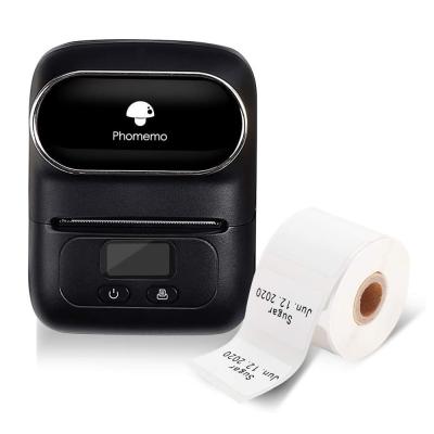 China Bluethooth/USB gratis reserveonderdelen Thermische mini-naam label sticker printer M110 Te koop