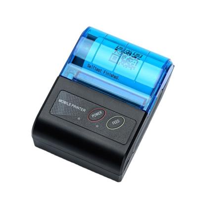 China Voorraad Kleine draadloze 58 Series Draagbare Barcode Scanner Thermische Mini Mobile Ticket Printer Te koop