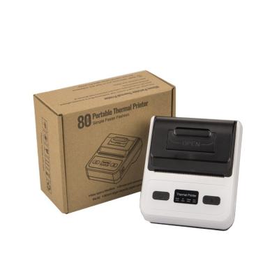 China 80MM Thermal Mini Portable Printer for Barcode Printing POS/ESC Command Compatibility for sale