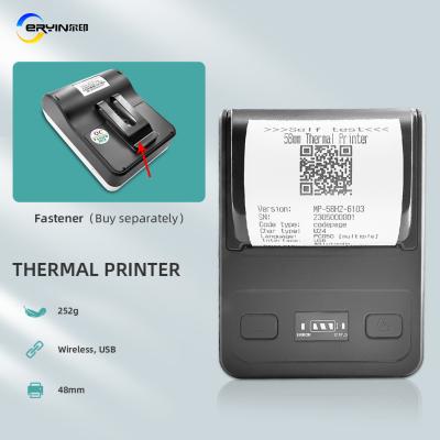 China Kleines Logo-Rechnungs-Wärmedrucker 58mm Portable SerieDatum Barcode Drucker Thermischer Quittendrucker zu verkaufen