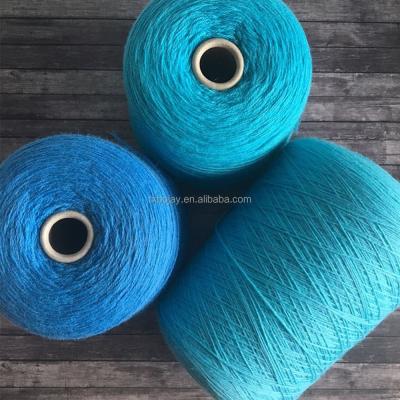 China High quality Abrasion-resistant with cheap price dyed yarn 80% nanometer 28/2 cotton / cashmere 20% blended knitting yarn for sale