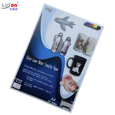 China Transfer printing design free sample a4 size hot sale laser printing water slide water marked water transfer paper printing paper for sale