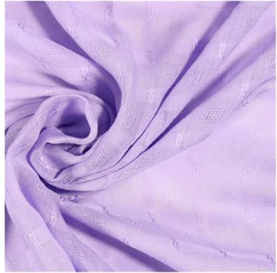 China Best Quality Breathable 100% Rayon Plain Jacquard Fabric For Dress for sale