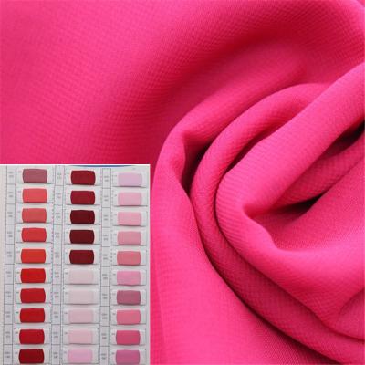 China Plain Solid Color 100D Anti-static Wholesale High Quality 100% Polyester Chiffon Fabric for sale