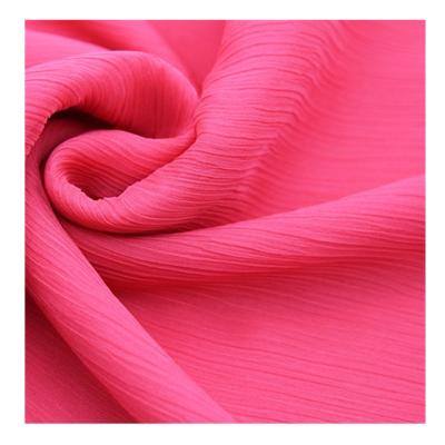 China Antistatic Wholesale Plain Crepe Chiffon Fabric 30d Poly Chiffon Fabric for sale