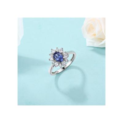 China CLASSIC Guaranteed Unique Quality Zircon Wedding Ring Set Ring 925 Silver for sale