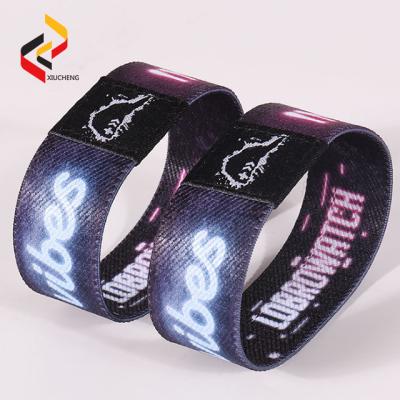 China Access control RFID Smart Elastic bracelet Customized Classic 4K stretch wristband for sale