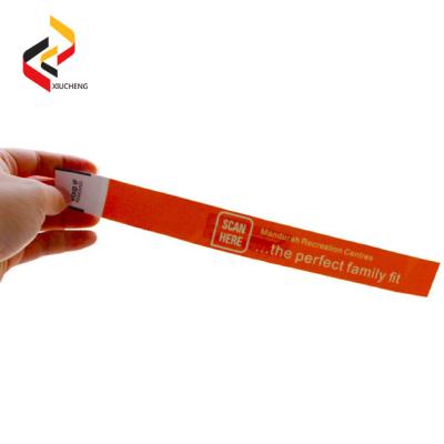 China One time Waterproof Passive Disposable PVC wristband for the festival for sale