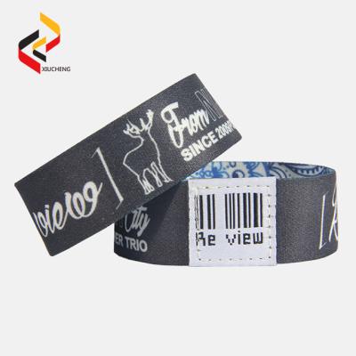 China NEW Custom Reusable Flexible Stretch Elastic RFID Stretch Wristband for sale