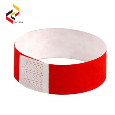 China Wholesale Professional Dupont Material One Time Using Disposable Paper RFID Wristband for sale