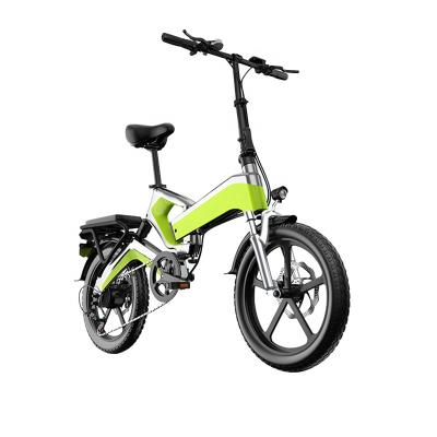 China High Quality Moped E-Bike 16inch Mini Folding Electric Bike 350w Magnesium Alloy City Bike Electric Bicycle For Adults for sale