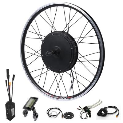 China New controller ebike system 26 inch electric bike motor conversion kit 1000w used on electric bike 20 inch-29 inch for sale